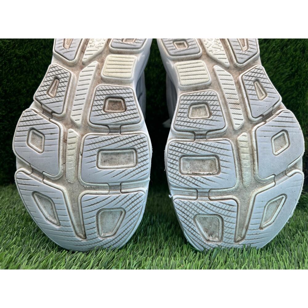 Hoka One One Bondi 9 1162012-CYWH Athletic Sneaker Women's 8.5B White Knit Gym - Picture 10 of 12